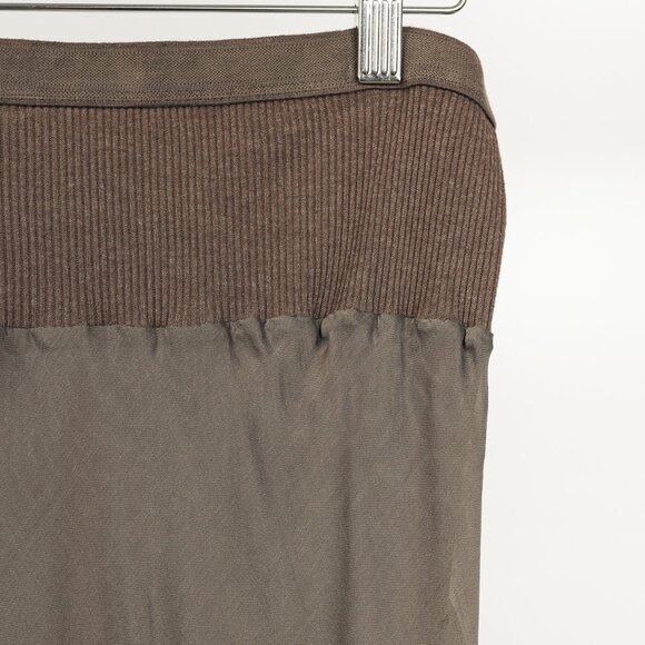 Rick Owens Anthem SS/11 "Dust" Silk-Blend Bias-Cut Midi Skirt - Picture 4 of 9